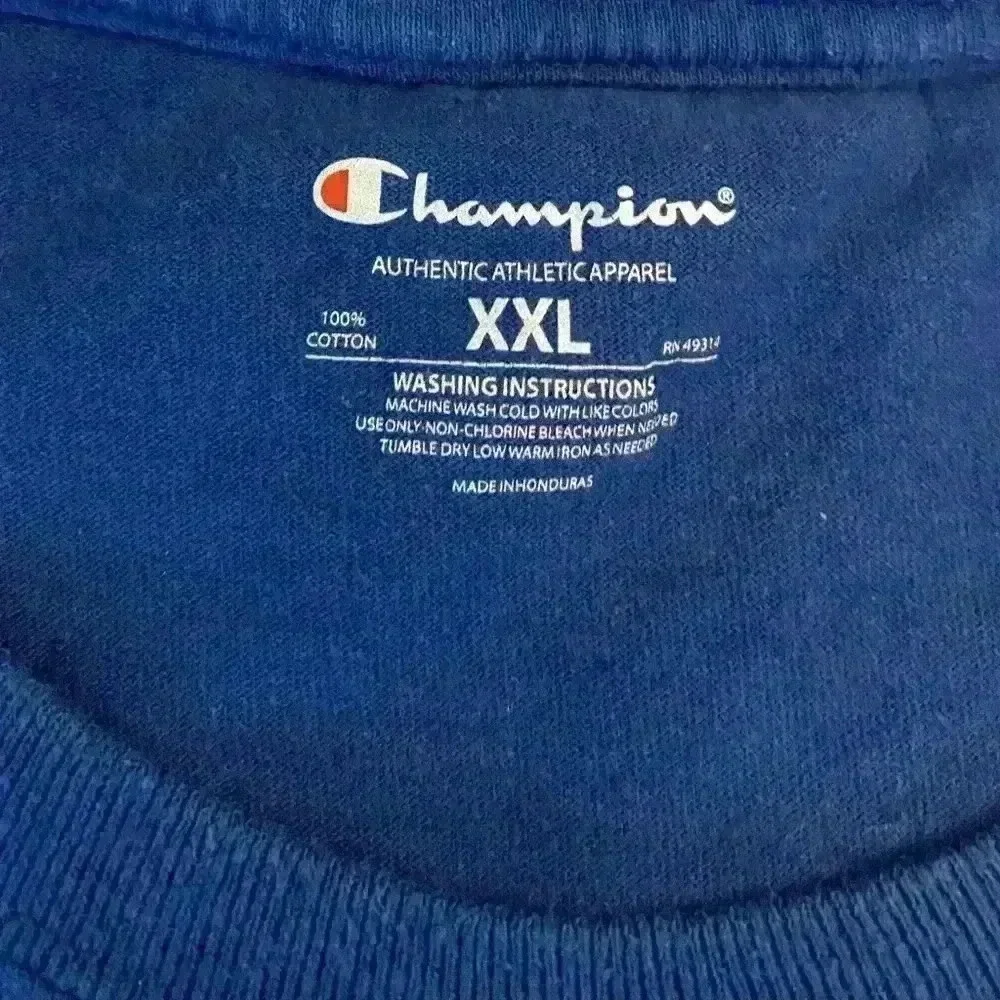 Kansas Jayhawks 2011 Big 12 Champs Short Sleeve‎ Men’s size 2XL color Blue - Picture 3 of 4